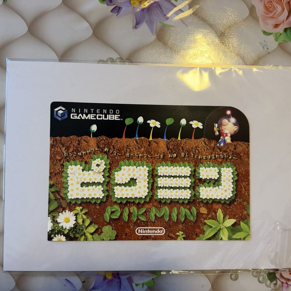 Nintendo ~ VERY RARE Japanese Original Pikmin Flyer Promo For GameCube